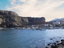 View of the coastal part of the city of Aden, Yemen.