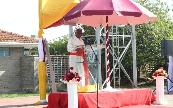 Cardinal Peter Kodwo Appiah Turkson addresses the evolving nature of power in ecclesial and societal contexts in his lecture for the opening of the 2024/2025 academic year of the Nairobi-based Hekima University College (HUC) on Aug. 17, 2024. Credit: ACI Africa