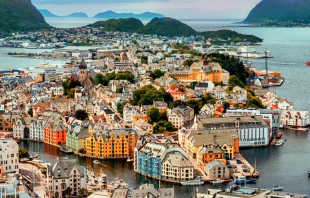 Ålesund, a port town on the west coast of Norway. Credit: May_Lana/Shutterstock