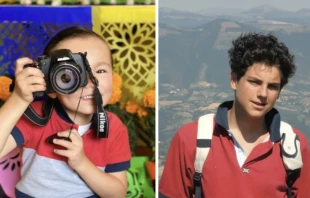 Nine-year-old Alex Espinosa has been very intentional in his devotion to the first millennial saint. Credit: María Hermida/Amigos de Carlo Acutis