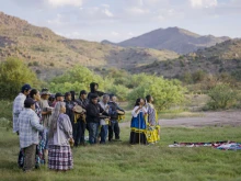 The Catholic bishops are backing a suit by Apache Stronghold, a coalition of Native Americans and their supporters, in its lawsuit against the federal government. The lawsuit argues that the coalition’s freedom of religion was violated when the federal government announced its intention to sell formerly protected land in Arizona to a mining company.