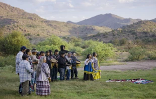 The Catholic bishops are backing a suit by Apache Stronghold, a coalition of Native Americans and their supporters, in its lawsuit against the federal government. The lawsuit argues that the coalition’s freedom of religion was violated when the federal government announced its intention to sell formerly protected land in Arizona to a mining company. Credit: Photo courtesy of Becket