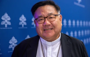 Bishop Paul Kyung Sang Lee is auxiliary bishop of Seoul and general coordinator for WYD Seoul 2027. Credit:  Daniel Ibáñez/CNA