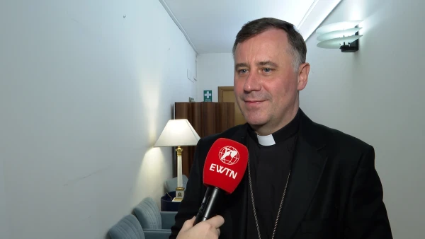 Archbishop Rolandas Makrickas. Credit: EWTN News