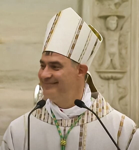 Archbishop Roberto Repole at his episcopal ordination on May 7, 2022. Credit: Diocesi di Torino, CC BY-SA 4.0, via Wikimedia Commons