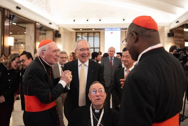 Cardinals and others enjoy a celebration of Taiwan’s 113th National Day at a reception organized by the Embassy of the Republic of China to the Holy See in Vatican City, Wednesday, Oct. 2, 2024. Credit: Embassy of the Republic of China to the Holy See