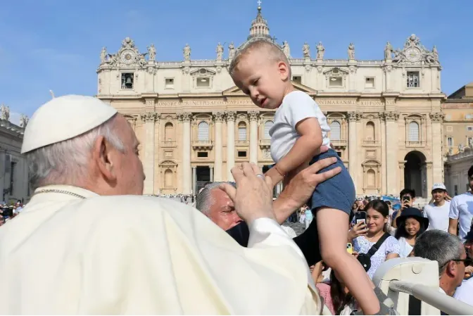 What does a general audience with Pope Francis consist of?