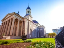 The Basilica of the National Shrine of the Assumption of the Blessed Virgin Mary, also called the Baltimore Basilica.