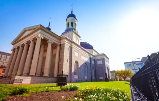 The Basilica of the National Shrine of the Assumption of the Blessed Virgin Mary, also called the Baltimore Basilica. Credit: Sergey Novikov/Shutterstock