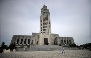 A general view of the Louisiana State Capitol on April 17, 2020, in Baton Rouge, Louisiana. Credit: Chris Graythen/Getty Images