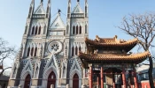 Catholic Church of the Saviour, also called Xishiku Church or Beitang, in Beijing.