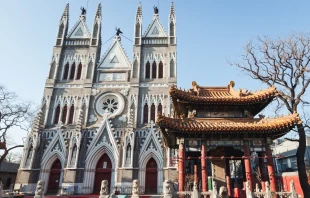 Catholic Church of the Saviour, also called Xishiku Church or Beitang, in Beijing. Credit: Fotokon/Shutterstock