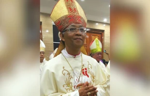 The Vatican on Oct. 22, 2024, announced it had accepted the request of Bishop Paskalis Bruno Syukur, OFM, of Bogor, Indonesia (seen here in 2017), to not be made a cardinal at the Dec. 7 consistory as had been previously announced. The bishop’s request “was motivated by his desire to continue growing in priestly life and in service to the Church and the people of God,” the Holy See Press Office said. Credit: Albertus Aditya, CC BY-SA 4.0, via Wikimedia Commons