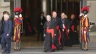 Cardinals outside the Paul VI Hall.