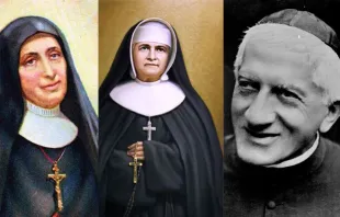 Elena Guerra, Marie-Léonie Paradis, and Giuseppe Allamano are among the Blesseds whom Pope Francis paved the way for canonization in a decree on May 23, 2024.  Credit: Oblates of the Holy Spirit; centremarie-leonieparadis.com; and Unknown photographer, Public domain, via Wikimedia Commons