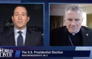 Archbishop Timothy Broglio cited a concern for human dignity and the economy as a potential reasons why a majority of Catholics — 56% according to some exit polls — voted for Donald Trump. Credit: “The World Over with Raymond Arroyo”/EWTN News