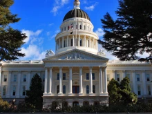 The California state capitol. Unlike their counterparts in Colorado, California’s Catholic bishops’ conference has not taken a position on the proposed state constitutional amendment that would repeal a 2008 state constitutional amendment that defined marriage as a union between one man and one woman.