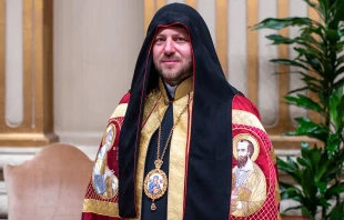 Cardinal Mykola Bychok is a Ukrainian Greek Catholic prelate. Credit: Daniel Ibáñez/EWTN News