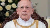 Cardinal Juan Luis Cipriani is pictured here during a 2017 liturgical celebration in Lima, Peru.