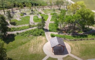 The new section of the St. Michael the Archangel Cemetery in Palatine, Illinois, will feature “winding walking trails, native plants, and a mixture of meadow and forest terrain.” Credit: Courtesy of Archdiocese of Chicago