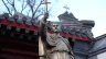 St. Francis Xavier statue in front St. Joseph Cathedral in Beijing, China, Feb. 25, 2016.