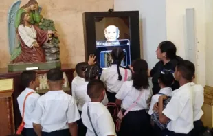 In five Catholic churches in the heart of Panama City, visitors can find kiosks that not only provide information about each church but also offer the benefit of a virtual tour guide. Credit: Churches of Old Panama City