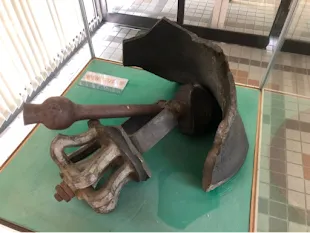 The remains of the left bell from the cathedral. Credit: James Nolan