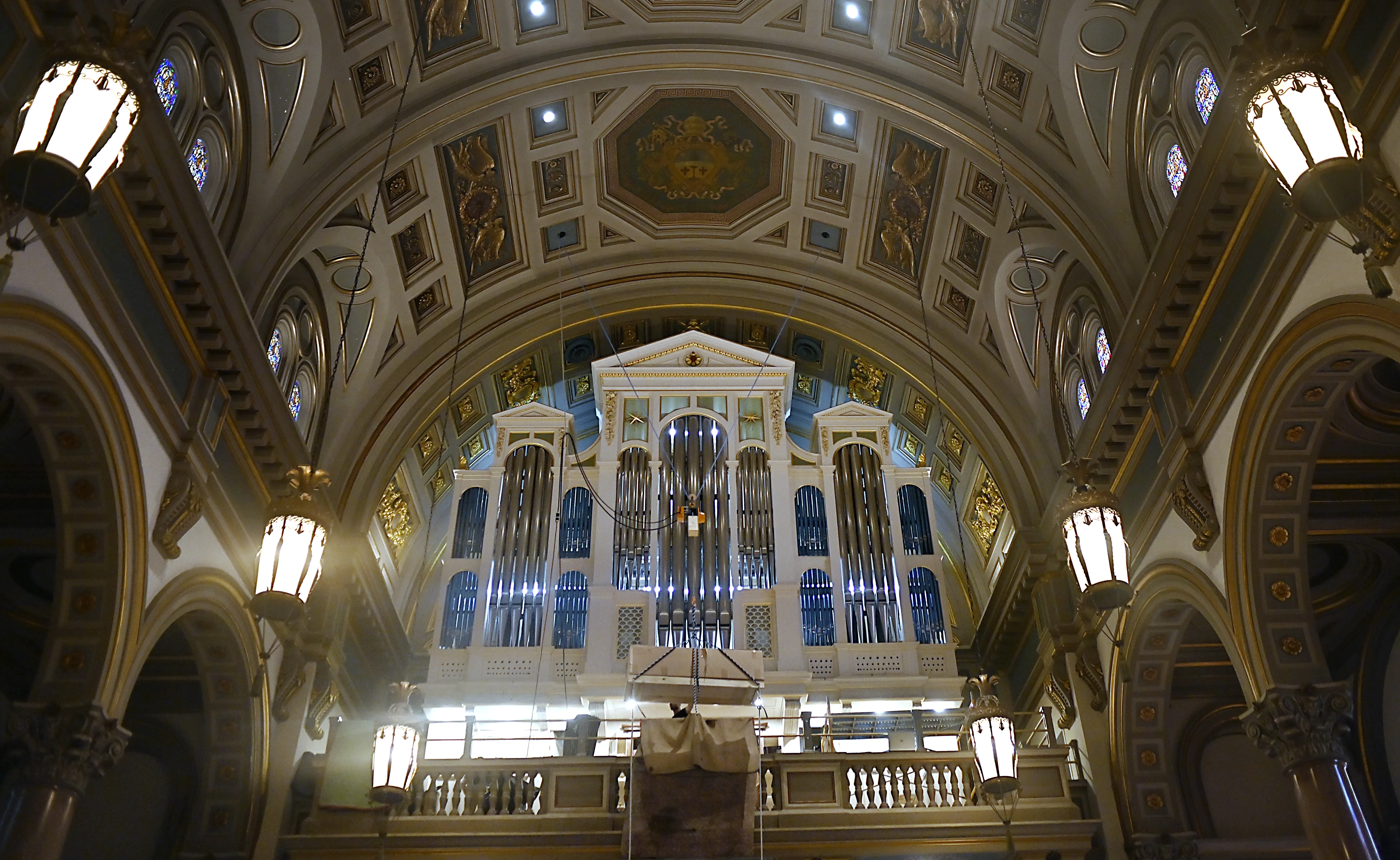 The new gallery organ sits under construction at the Cathedral of the Sacred Heart in Richmond, Virginia.?w=200&h=150