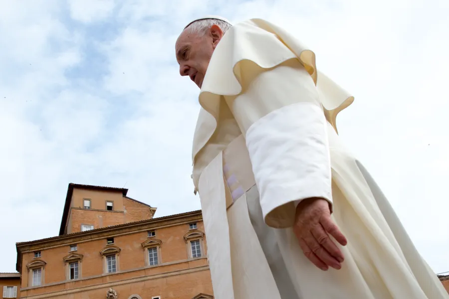 Pope Francis at the general audience in St. Peter's Square on May 23, 2018.?w=200&h=150