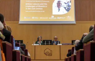 The International Chair of Bioethics Jérôme Lejeune held its second annual international conference in Rome on May 17-18, 2024, to reflect on the bioethical challenges surrounding the health and care of people at different stages of life. Credit: The International Chair of Bioethics Jérôme Lejeune