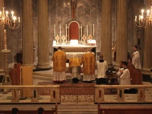 The Confiteor at a Traditional Latin Mass.