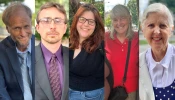 From left: John Hinshaw, Jonathan Darnel, Lauren Handy, Joan Bell, and Jean Marshall are among the pro-life activists who are still in prison or awaiting prison sentences on federal charges brought by President Joe Biden’s Department of Justice for protests at abortion clinics — but President-elect Donald Trump has signaled he will likely grant them presidential pardons.