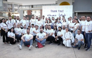 Nearly 2,000 young people from Christian youth groups across Iraq gathered for the seventh annual Ankawa Youth Gathering 2024 held Aug. 22–24, 2024, in the Mar Elia Shrine Courtyard in Ankawa-Erbil, Iraq. Credit: Photo courtesy of the Ankawa Youth Gathering 2024 Facebook page