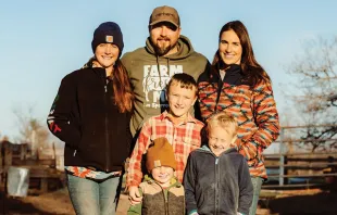 Dan and Whitney Belprez run Two Sparrows Farms, named for God’s promise to care for his sons and daughters. The couple has grown the farm and a family while holding to the truth that God provides through every trial and triumph. Credit: Photo courtesy of Dan and Whitney Belprez