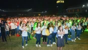 Iraqi Christian youth gather at the Ankawa Youth Meeting in 2022.