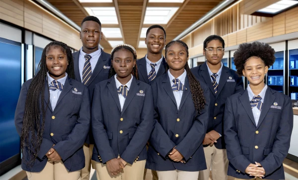 Students proudly represent Cristo Rey Miami High School. Credit: Cristo Rey Miami High School