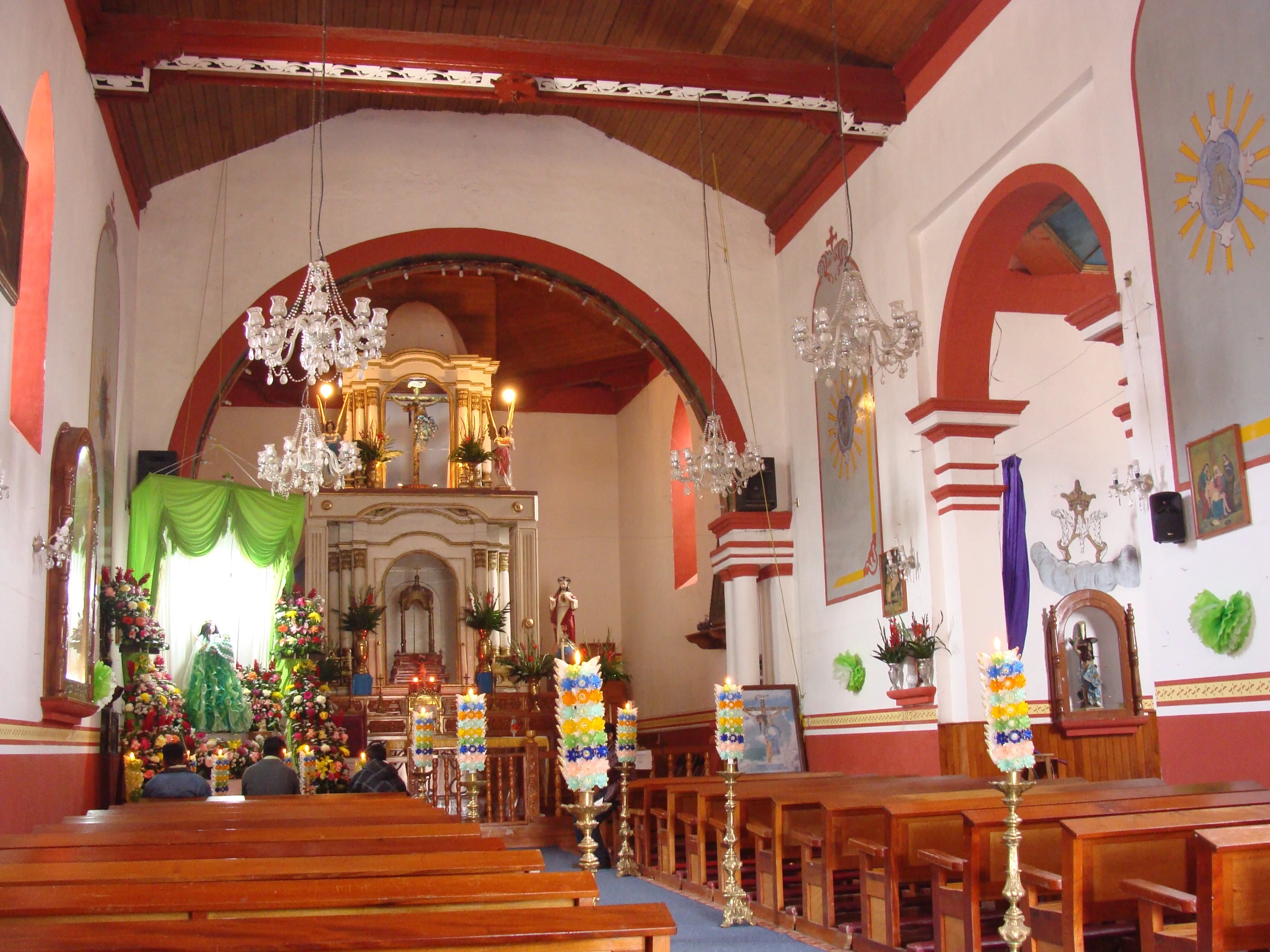 Interior of the parish church in the Cuxtitali sector of the city of San Cristóbal de Las Casas in the Mexican state of Chiapas.?w=200&h=150