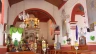 Interior of the parish church in the Cuxtitali sector of the city of San Cristóbal de Las Casas in the Mexican state of Chiapas.