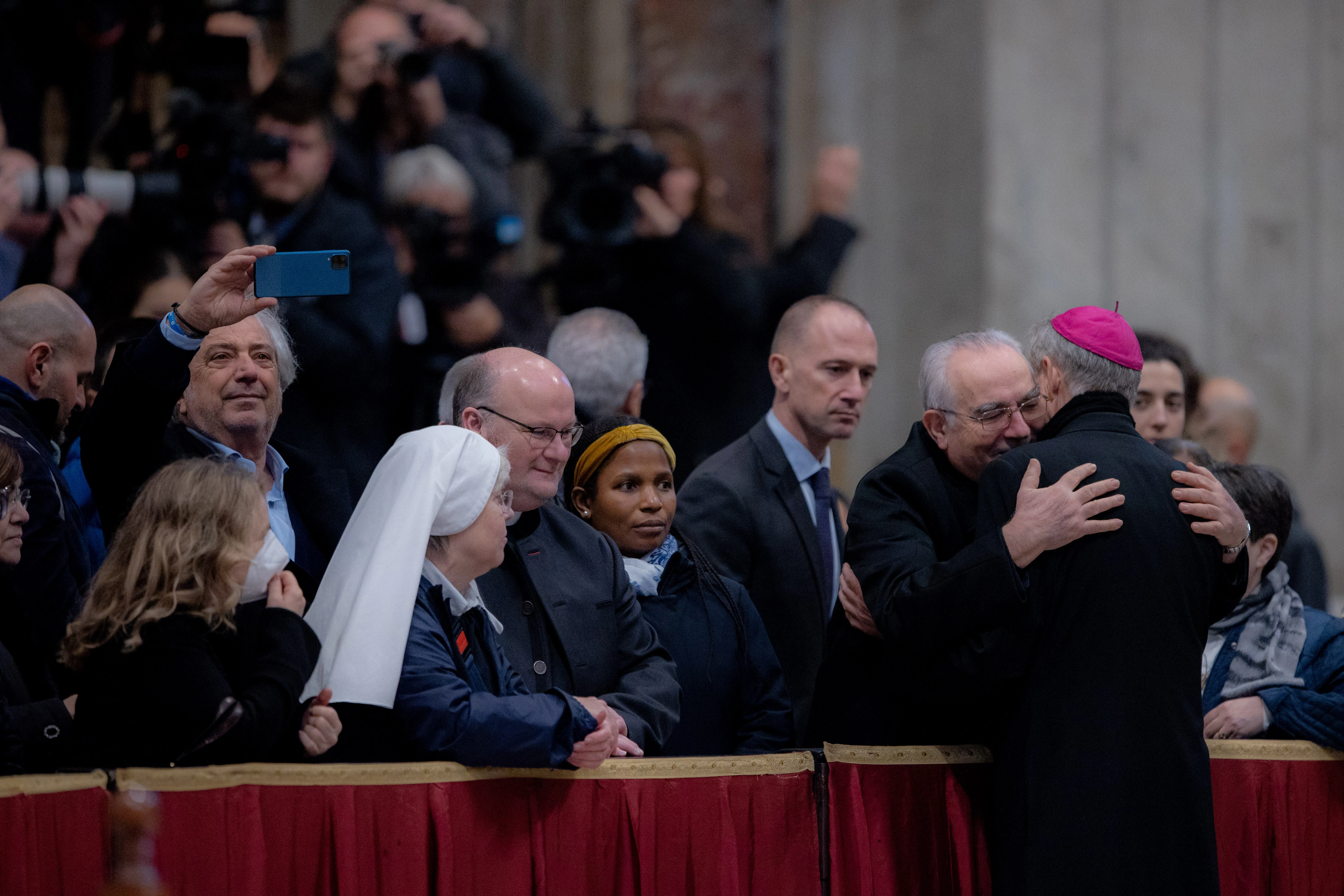 Scenes From A Day Of Grief And Gratitude: 65,000 Pay Their Respects To ...