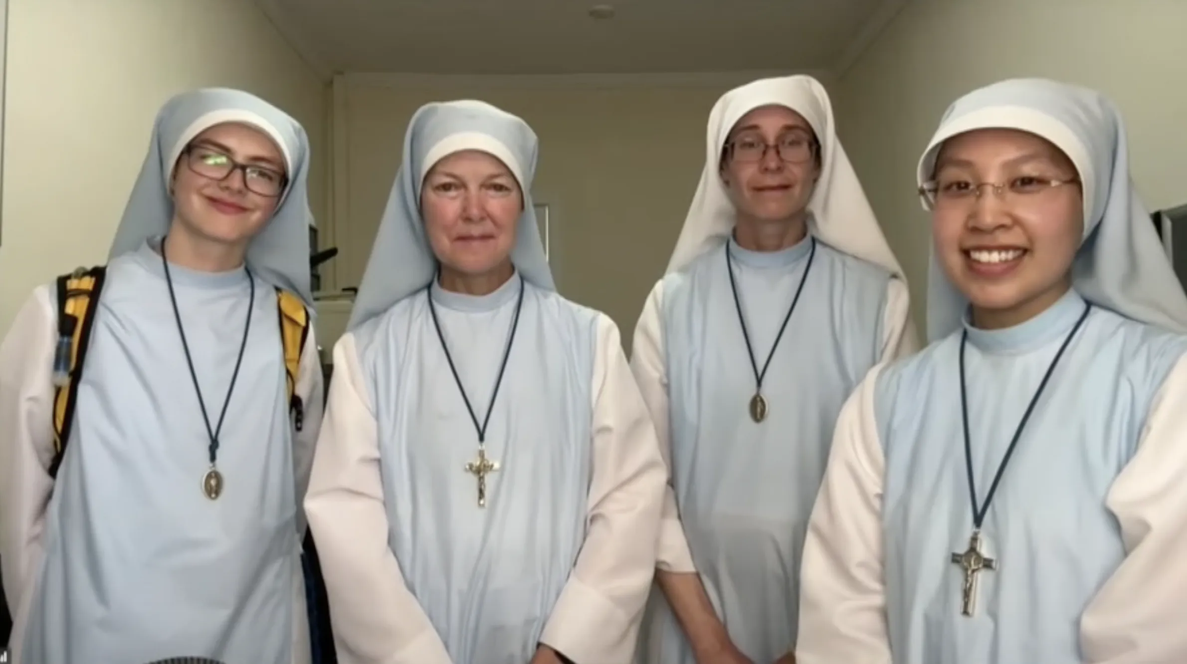 Four religious sisters of the Daughters of Mary, Mother of Healing Love joined “EWTN News In Depth” on May 24, 2024, to discuss their experience thus far on the National Eucharistic Pilgrimage.?w=200&h=150