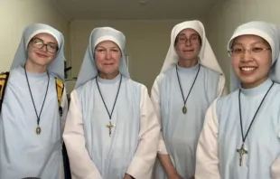 Four religious sisters of the Daughters of Mary, Mother of Healing Love joined “EWTN News In Depth” on May 24, 2024, to discuss their experience thus far on the National Eucharistic Pilgrimage. Credit: EWTN News In Depth/Screenshot