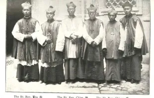 On March 30, 1926, Cardinal van Rossum, prefect of Propaganda Fide, announced Pope Pius XI’s decision to consecrate the first six Chinese bishops, a ceremony that was held in St. Peter’s Basilica on Oct. 28 of that year. Credit: Public Domain