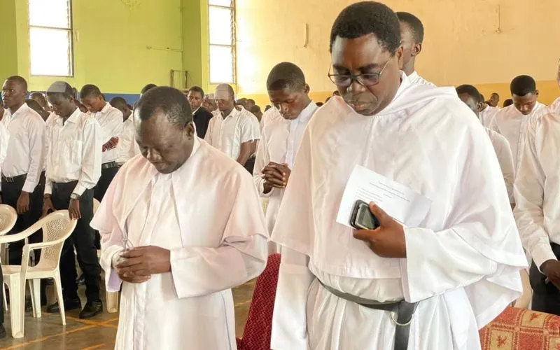 Seminarians and their teachers at St. Augustine Major Seminary in Jos, Nigeria.