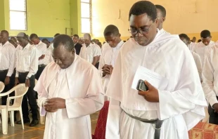 Seminarians and their teachers at St. Augustine Major Seminary in Jos, Nigeria. Credit: Father Peter Hassan