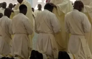 The bishop of Nigeria’s Diocese of Lokoja, Bishop Martin Dada Olorunmolu, has withdrawn ordination certificates to four men he ordained as deacons on July 12, 2024, after he was presented with documents claiming they were qualified for holy orders but were allegedly forged. Credit: Diocese of Lokoja, Nigeria