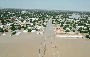 Devasting flooding has hit the city of Maiduguri in northeastern Nigeria, and the diocese there is appealing for assistance and prayer. Credit: Diocese of Maiduguri/ACI Africa