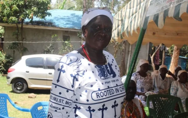 Roselyne Auma, predsjednica St. Monica Widows Group u Keniji. Zasluge: Agnes Aineah/ACI Afrika