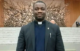 Father Thomas Oyode, the rector of the Immaculate Conception Minor Seminary in Nigeria’s Diocese of Auchi was abducted on Oct. 27, 2024, and regained his freedom after 10 days. Credit: Diocese of Auchi