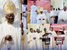 Cardinal Francis Arinze during the centenary celebrations of Bigard Memorial Major Seminary in Rome in November 2024.