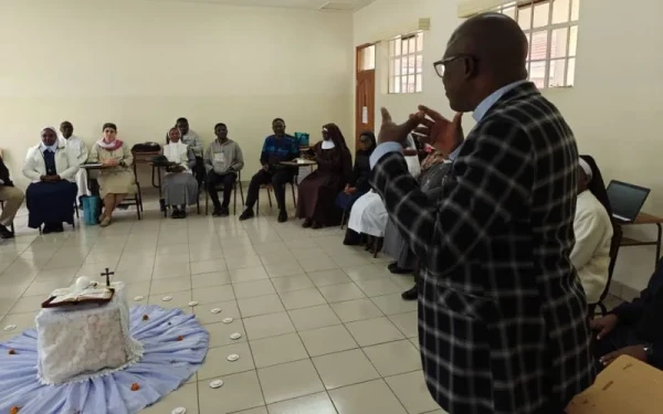 Father Hyacinth Ichoku, Vice Chancellor of Veritas University Abuja, the Catholic University in Nigeria. Credit: Fatther George Ehusani